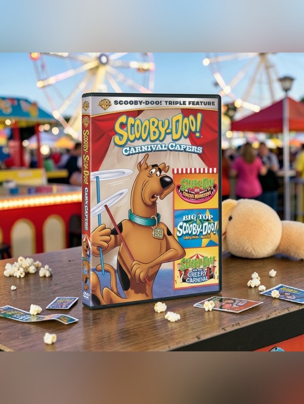 Scooby-Doo! Carnival Capers /Circus Monsters /Big Top Triple Feature (DVD, 2018)